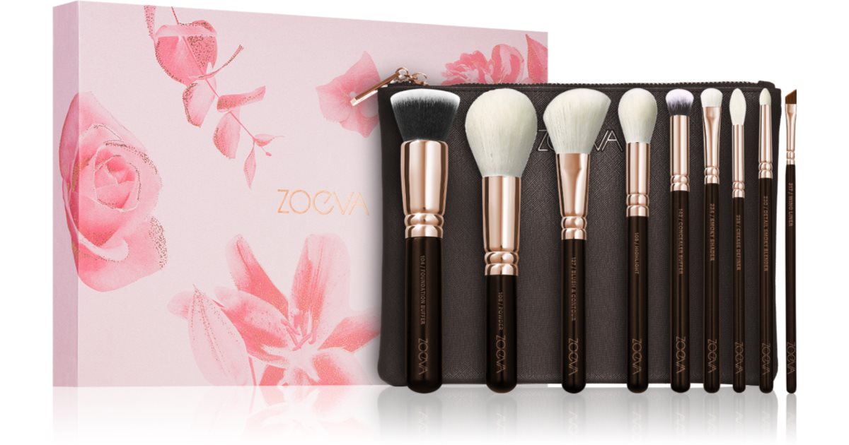 Set di pennelli completo zoeva Rose Golden Edition