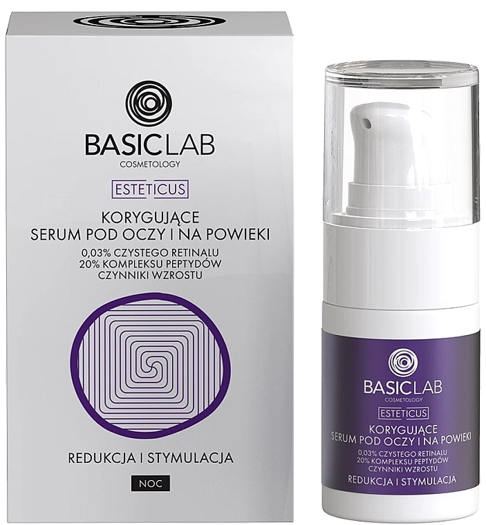 Basiclab Cosmetology Esteticus Siero ringiovanente occhi 15 ml — Siero occhi